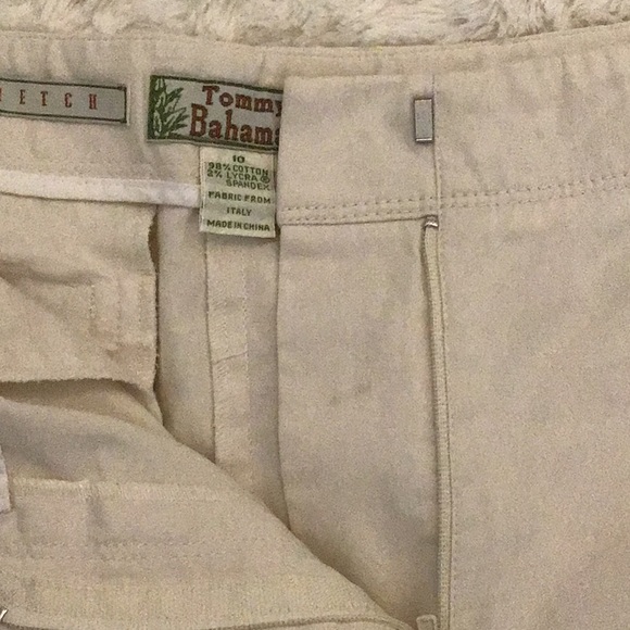 Tommy Bahama cream shorts size 10 - Picture 7 of 7